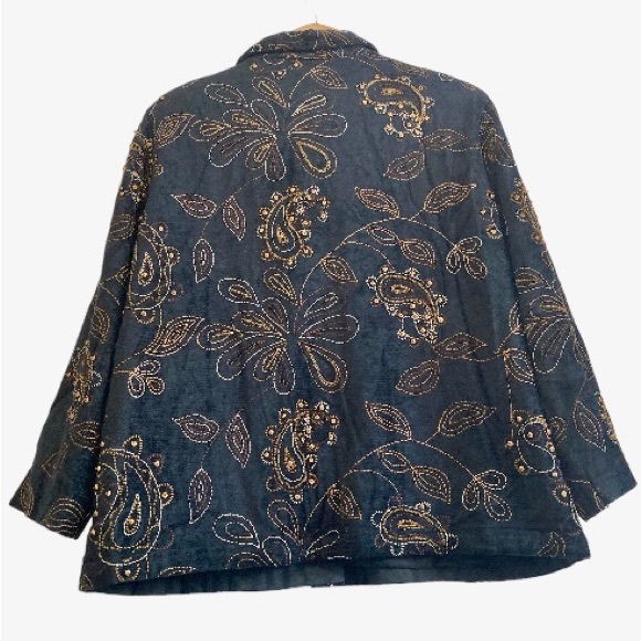 VTG Tan Jay Embellished Jacket - Picture 4 of 7